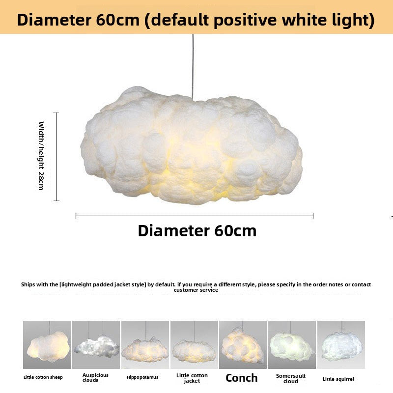 Cloud Shape LED Pendant Light