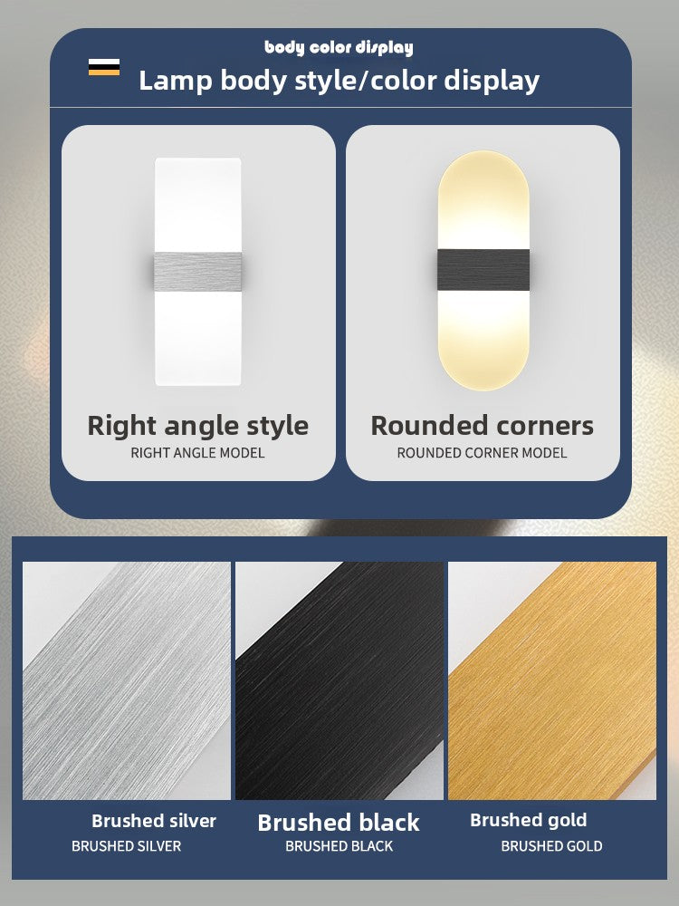 Modern LED Wall Lamp Bedroom Lighting