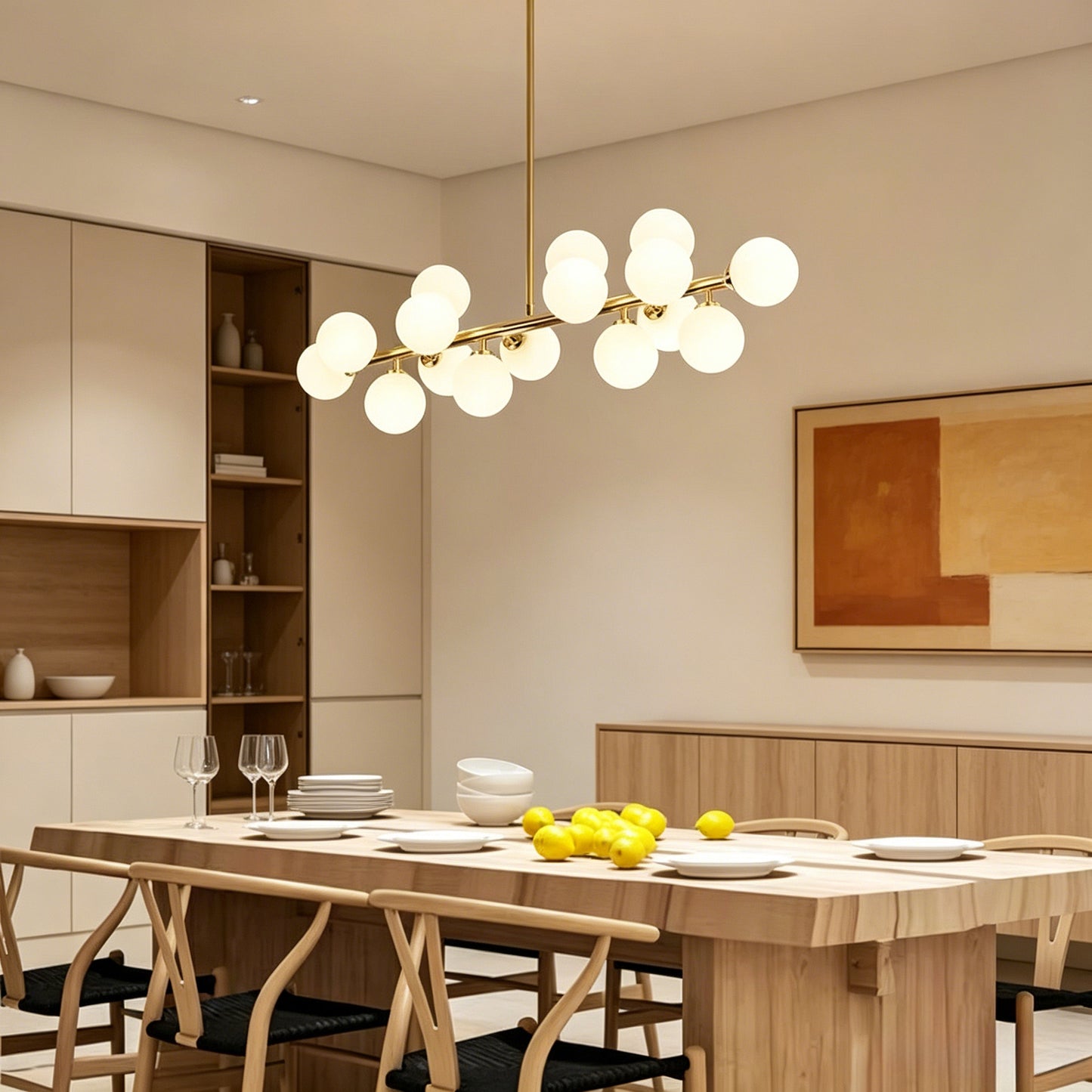 Nordic Molecular Glass Chandelier Lighting