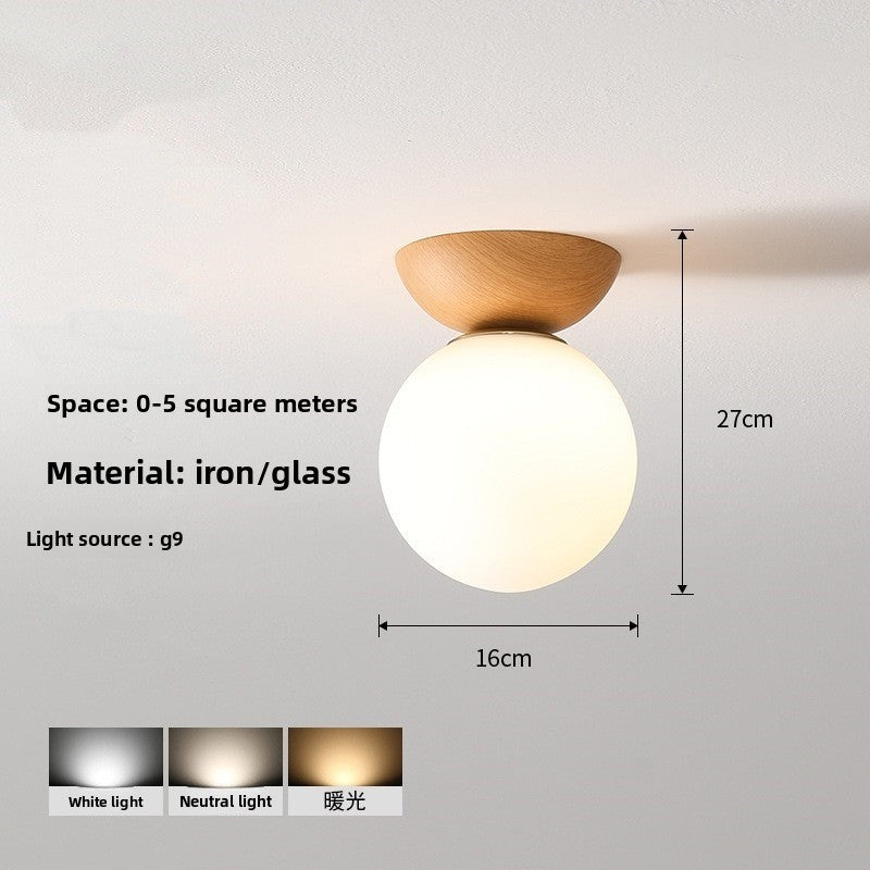 Japanese Style Wood Ceiling Light