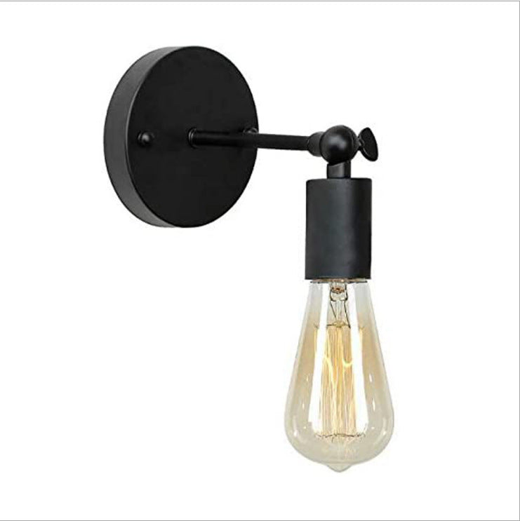 Modern Iron Wall Lamp Nordic Style Bedroom Lighting