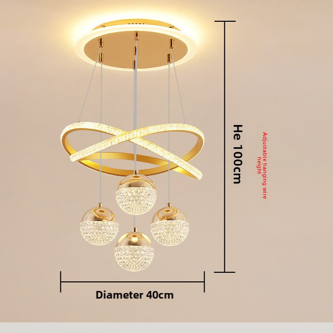 Modern Minimalist LED Chandelier for Dining Room