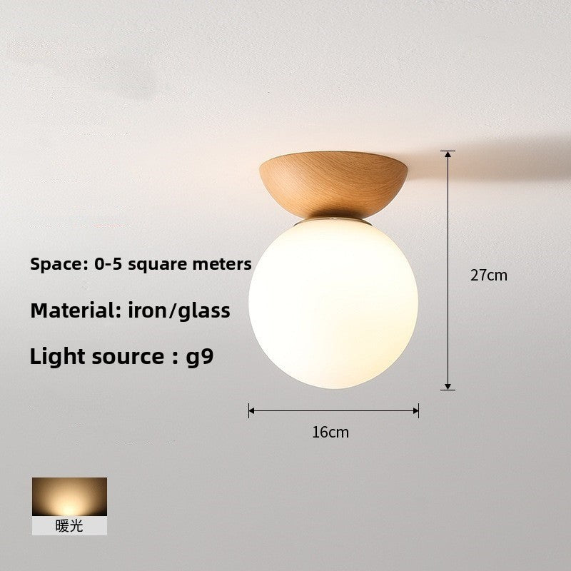 Japanese Style Wood Ceiling Light