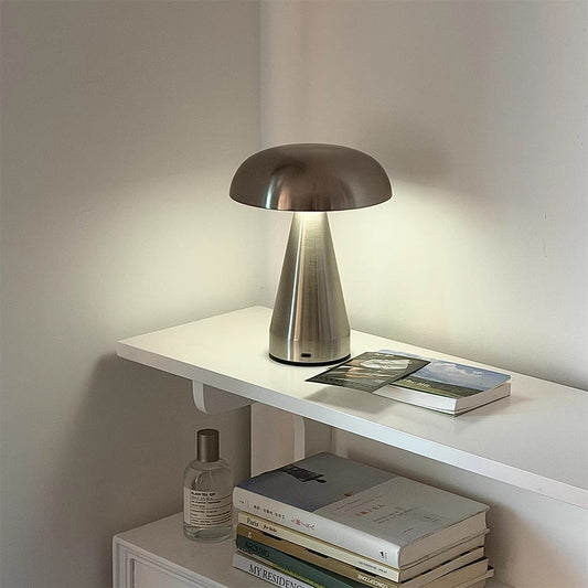 Metal Mushroom Table Lamp