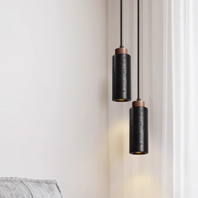 Yellow Travertine Bedside Chandelier
