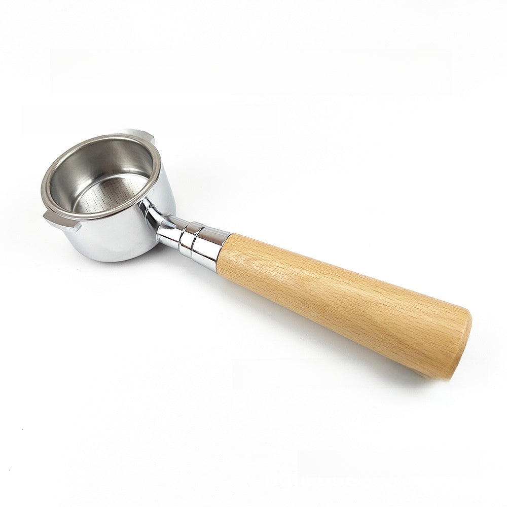 Professional Coffee Machine Handle with Wooden Grip