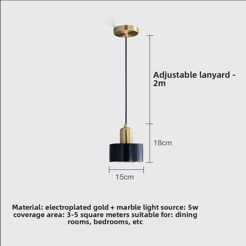 Minimalist Luxury Marble Pendant Light