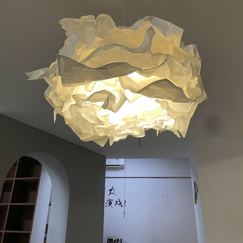 Japanese Wabi-Sabi Paper Cloud Chandelier