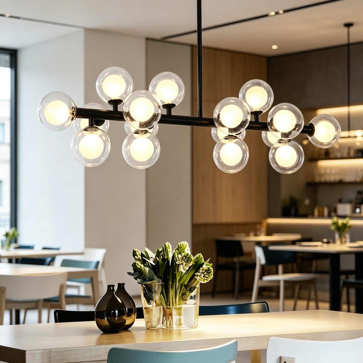 Nordic Molecular Glass Chandelier Lighting