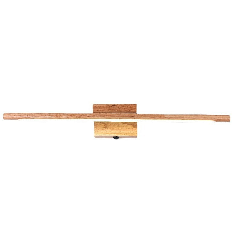 LED Wooden Mirror Light with Touch Switch