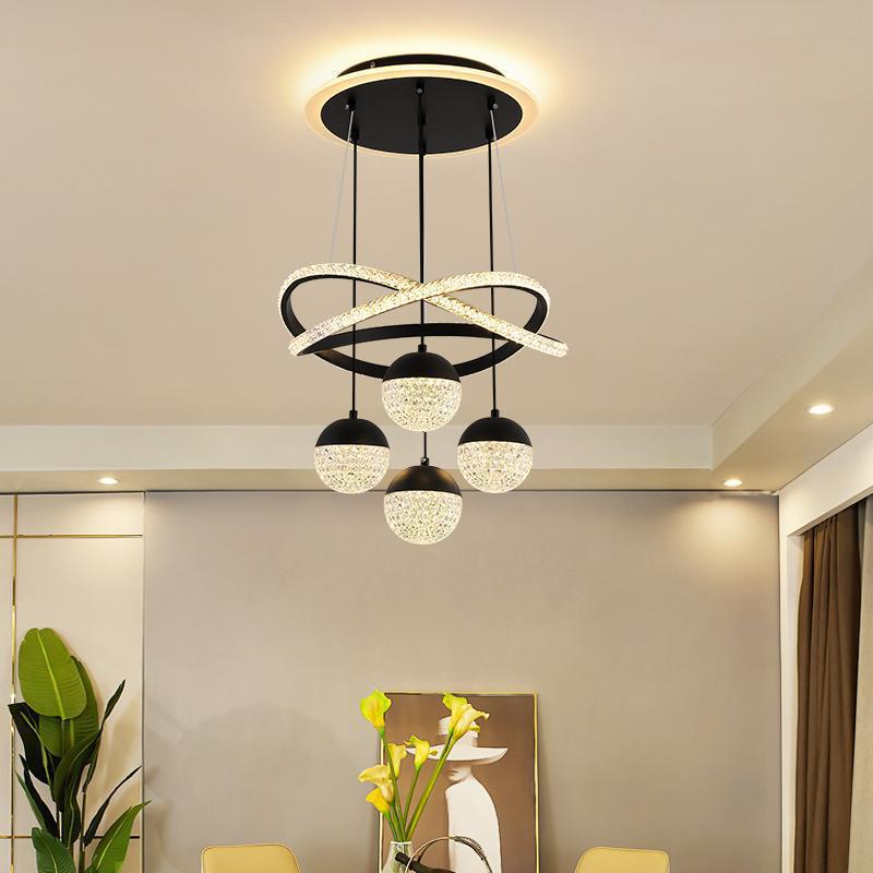 Modern Minimalist LED Chandelier for Dining Room