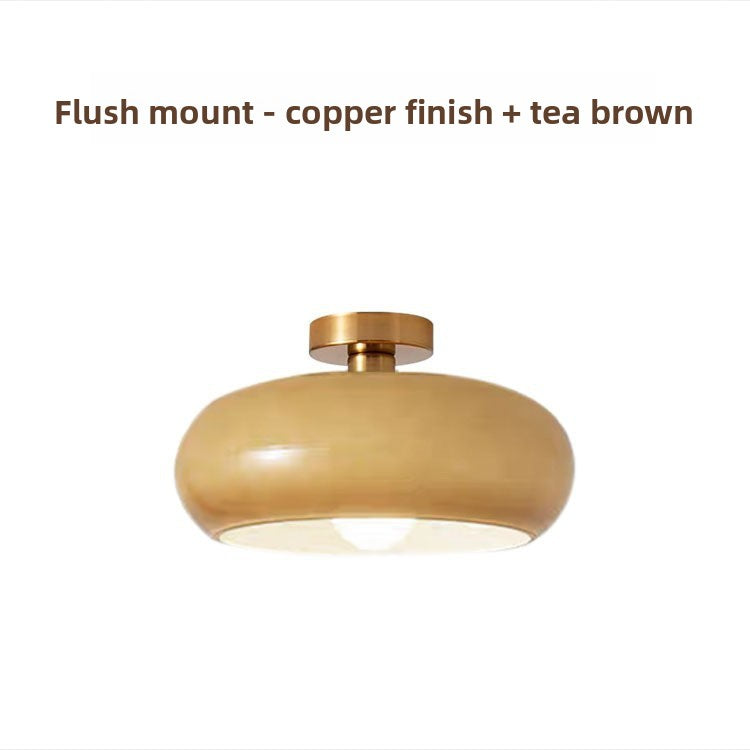 Vintage Wooden Ceiling Light