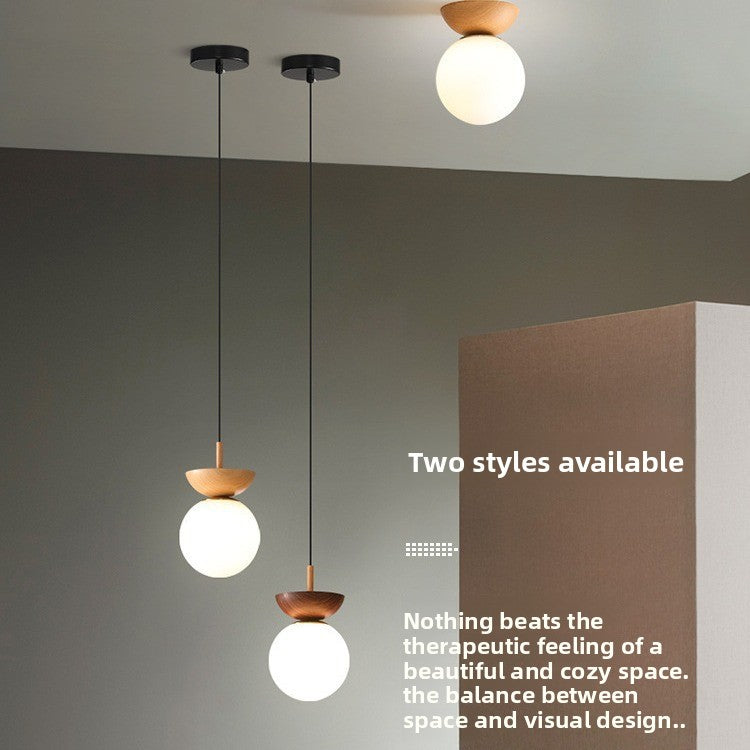 Japanese Style Wood Ceiling Light