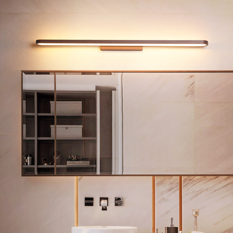 Minimalist LED Mirror Front Light with Adjustable Illumination